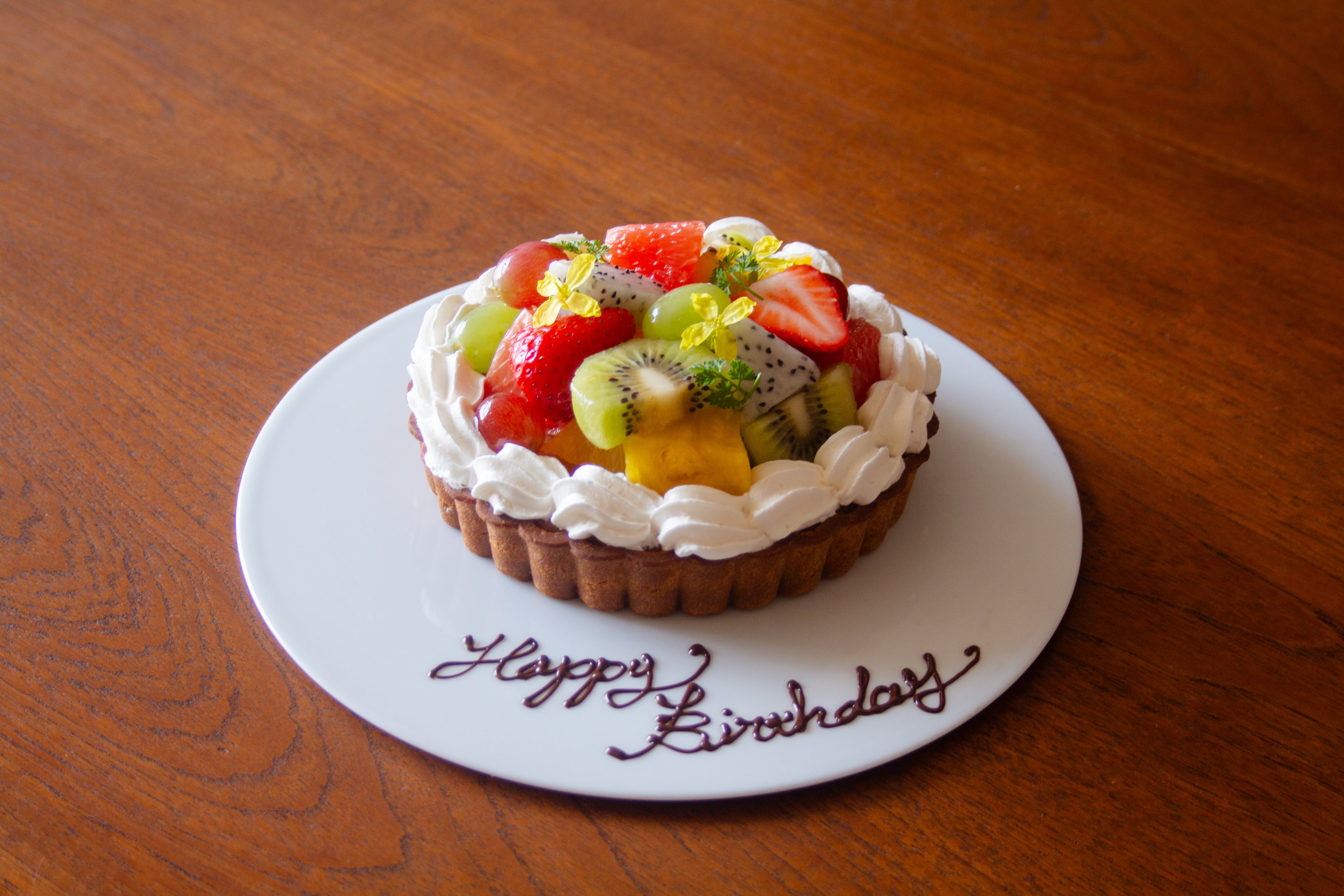 記念日等のお祝いには、ケーキのご用意が可能です。