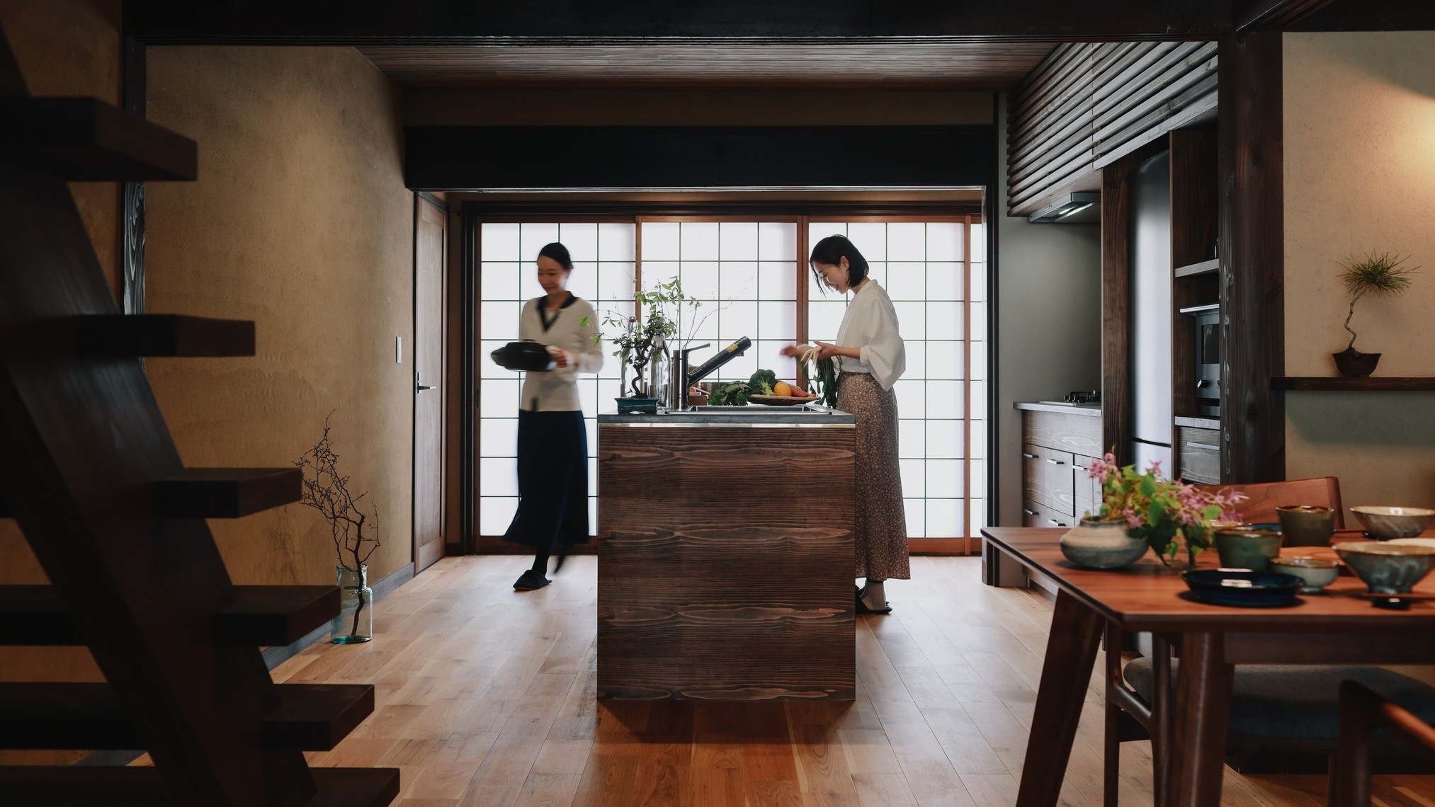 【素泊まり】山村の暮らしを気ままに味わう｜キッチン完備｜地元食材を持ち込んで安心調理