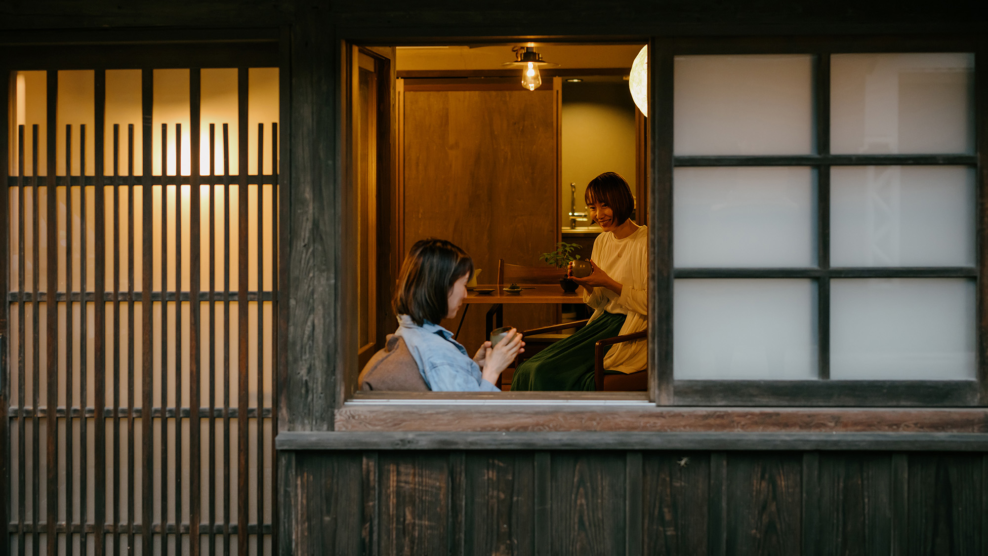 街道とつながるお部屋