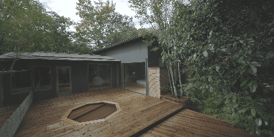 客室：空　露天風呂