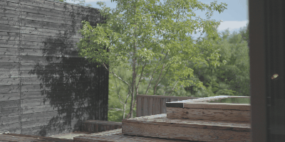 客室：稜　露天風呂