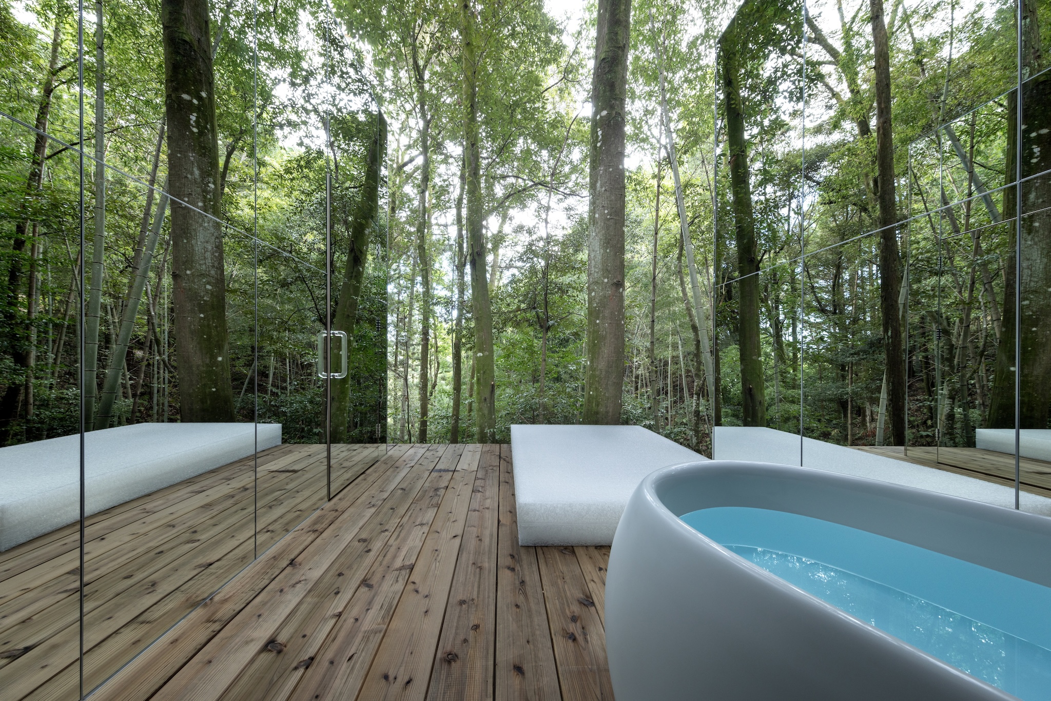 カガミノサウナ　デッキ