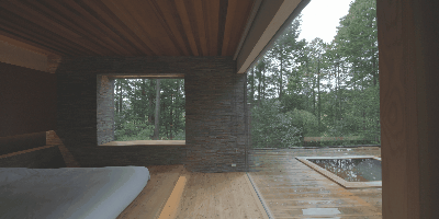 客室：風　寝室