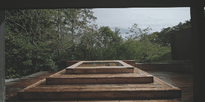 客室：洸　露天風呂