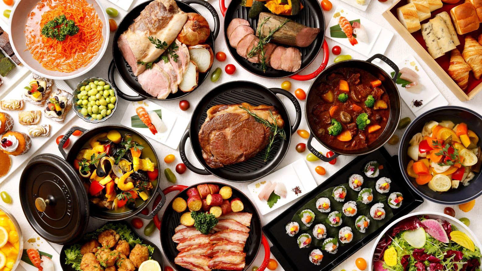 【プレミアランチビュッフェ】土日限定！当日ランチビュッフェプレゼント／昼食付