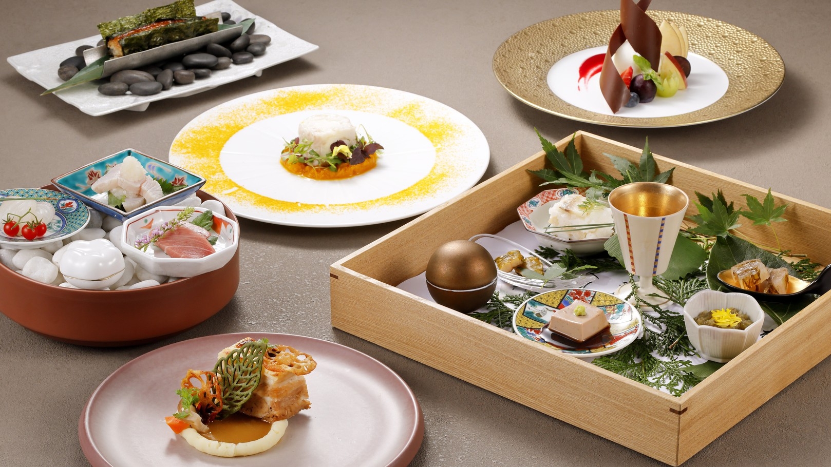 【旬コース：藍】ラウンジアクセス付／ショートコースディナーで旬のKANAZAWAを　朝夕2食付