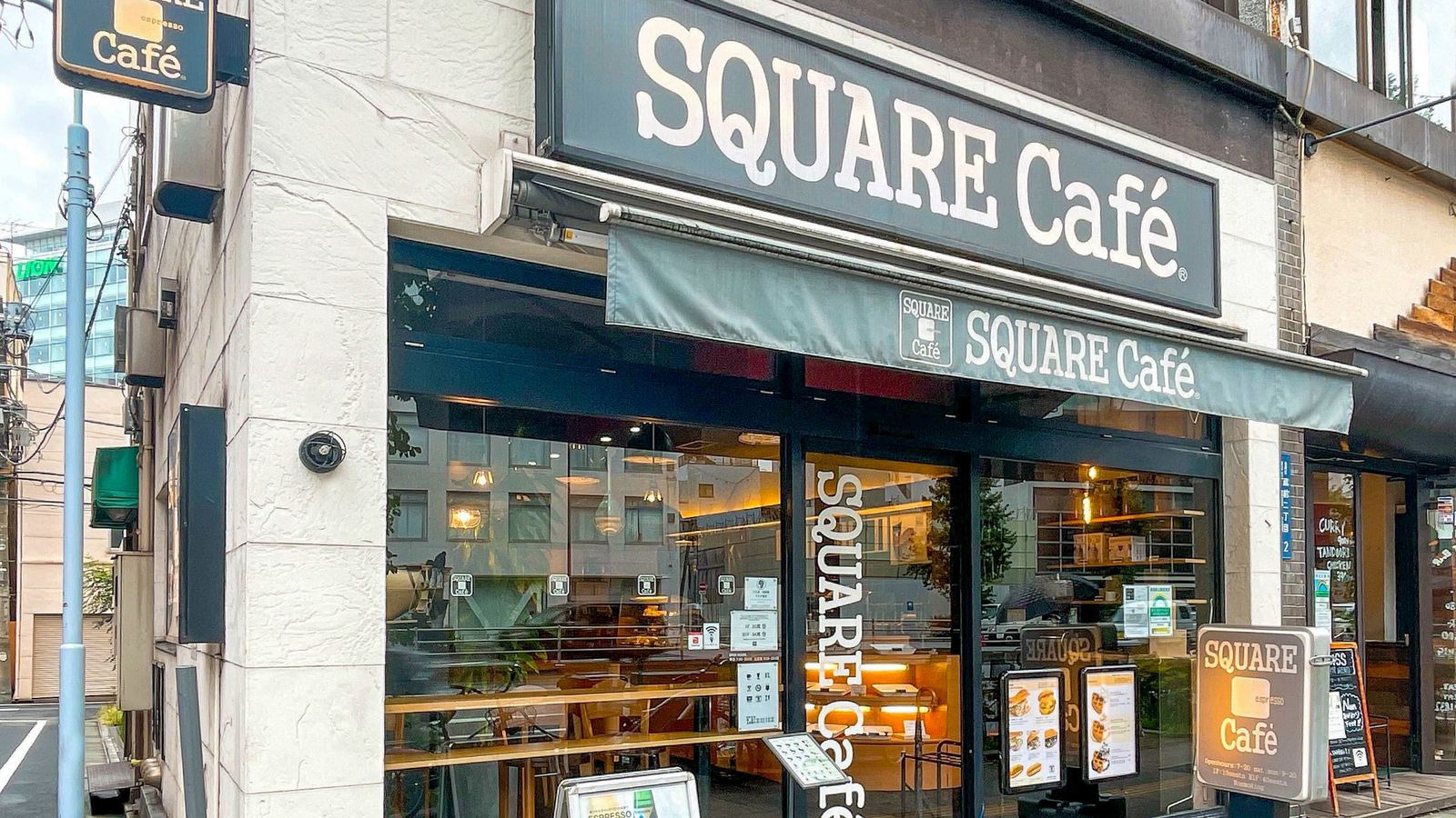 提携カフェ「SQUAREcafe蔵前店」