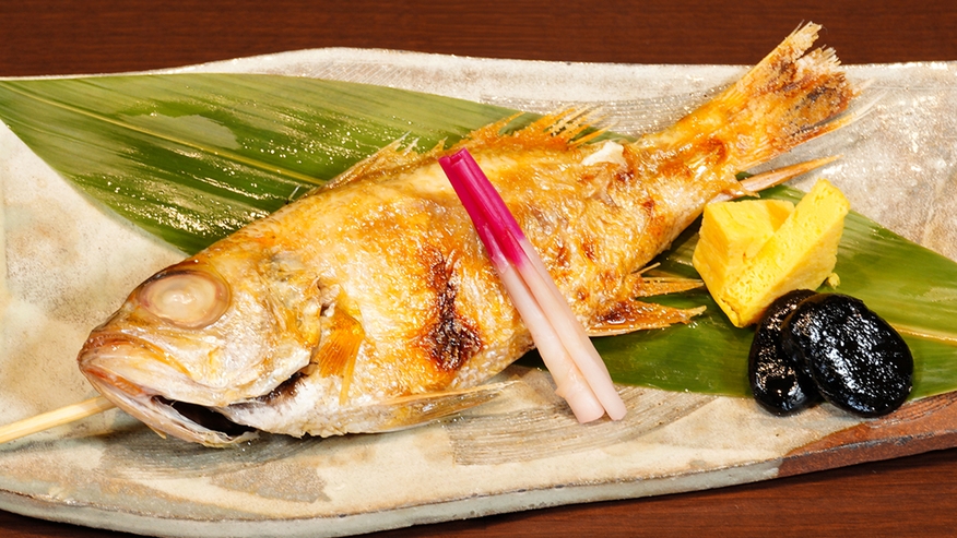 【お料理アップグレード】【GW早割5％オフ】　うまみを堪能　「のどぐろの塩焼き」付　和食御膳　夕朝付