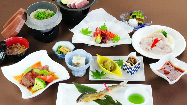 ◇夏の特別和食御膳◇　〜清流プラン〜　《2日間限定》の特別メニューでご夕食をお楽しみください！！