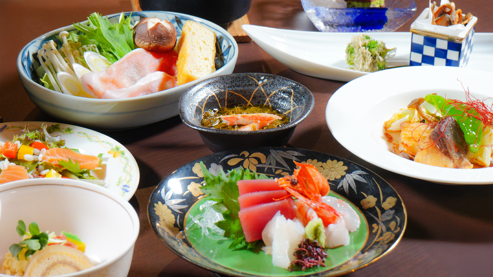 ■夕食メニュー一例