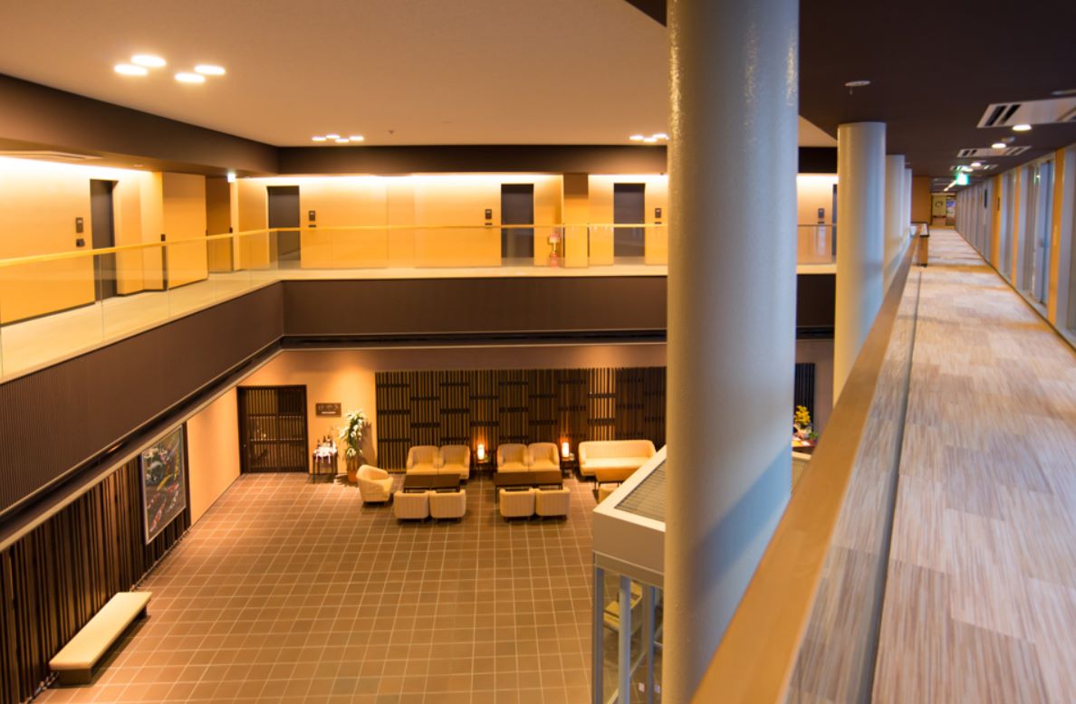 隣接のえちご川口温泉はホテル2階から外に出ずにご移動いただけます。