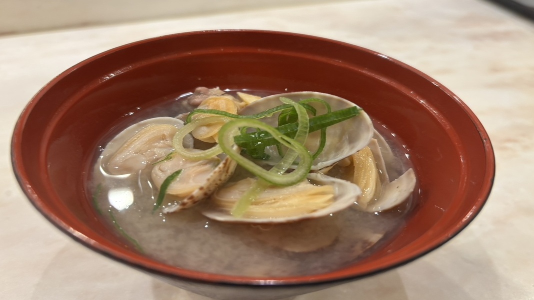 ■朝食バイキング　あさり味噌汁（季節限定）