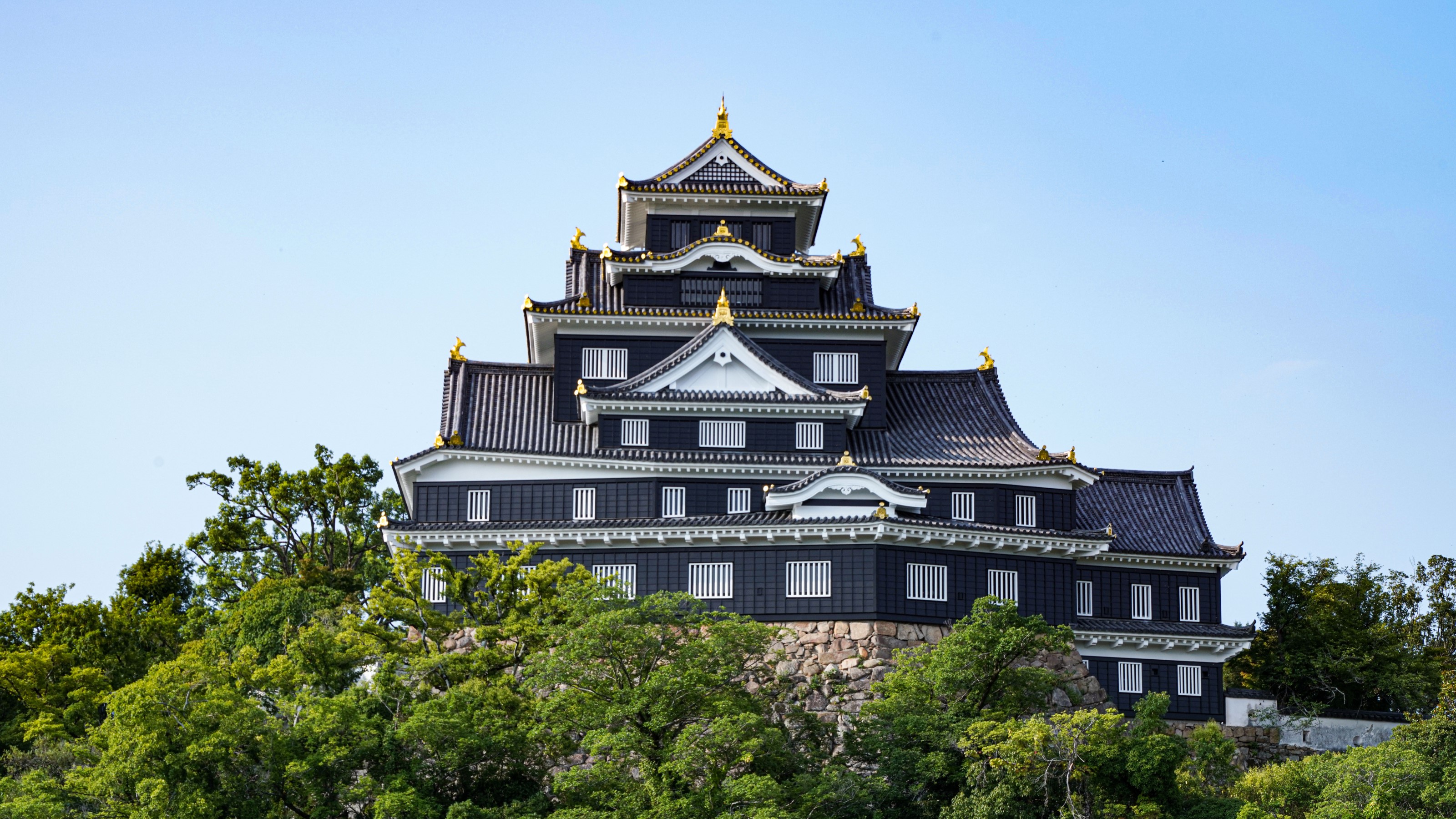 ■岡山城