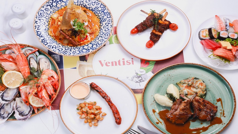 レストラン「Ventisi」24階