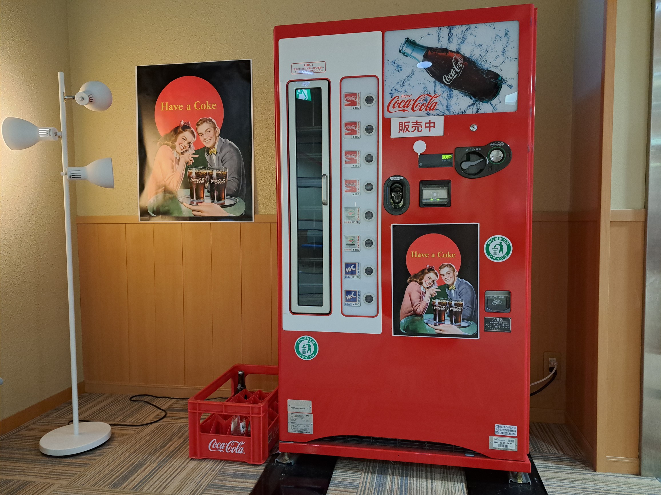 瓶コーラ自販機
