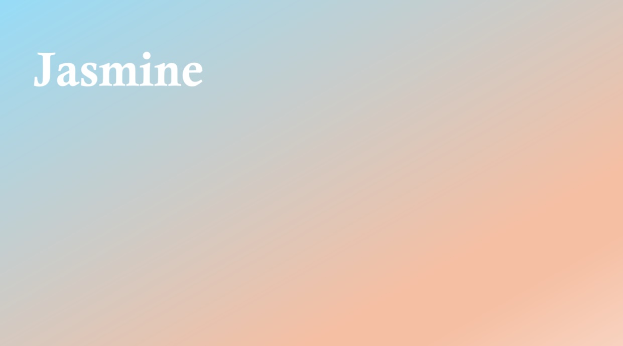 ・【Jasmine】