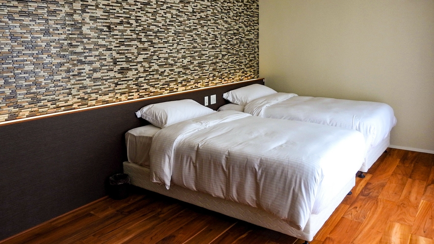 ・【Plumeria】セミダブルベッド2台の寝室が2部屋あります