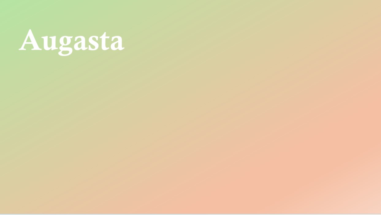 ・【Augusta】
