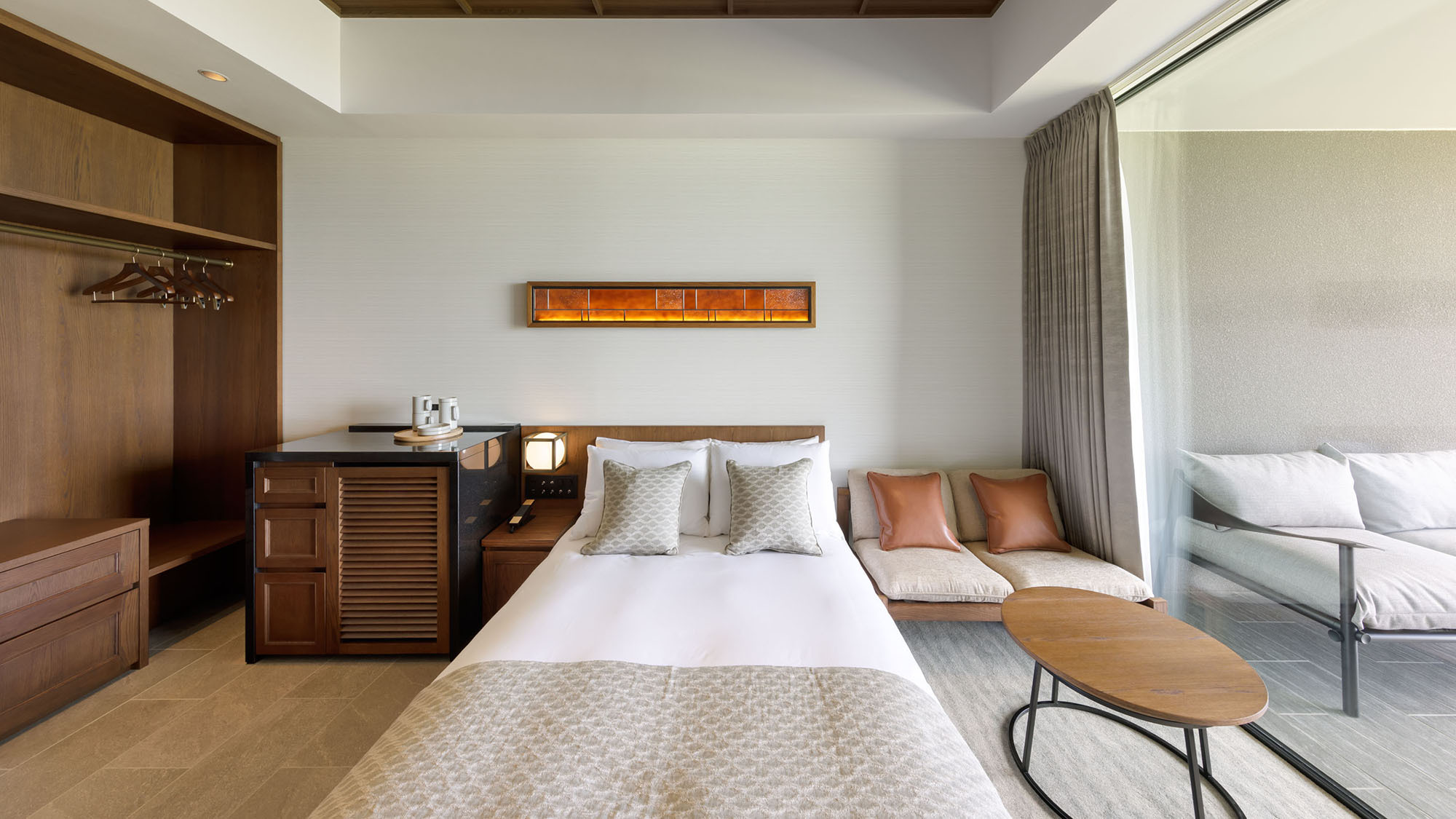 オーシャンビュー 露天セミダブル【34平米】