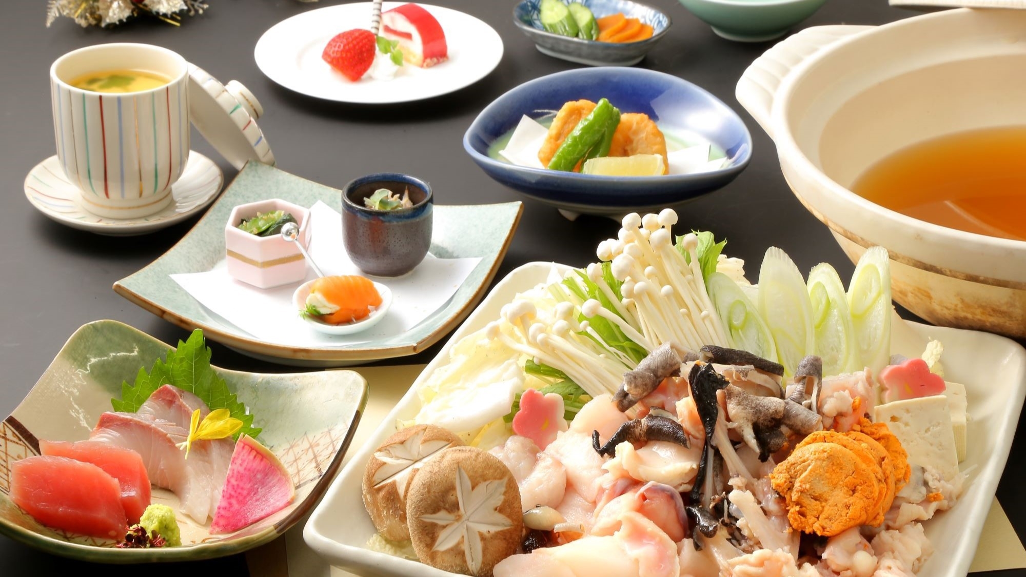 【季節限定】冬の茨城名物☆あんこう鍋コース　1泊2食