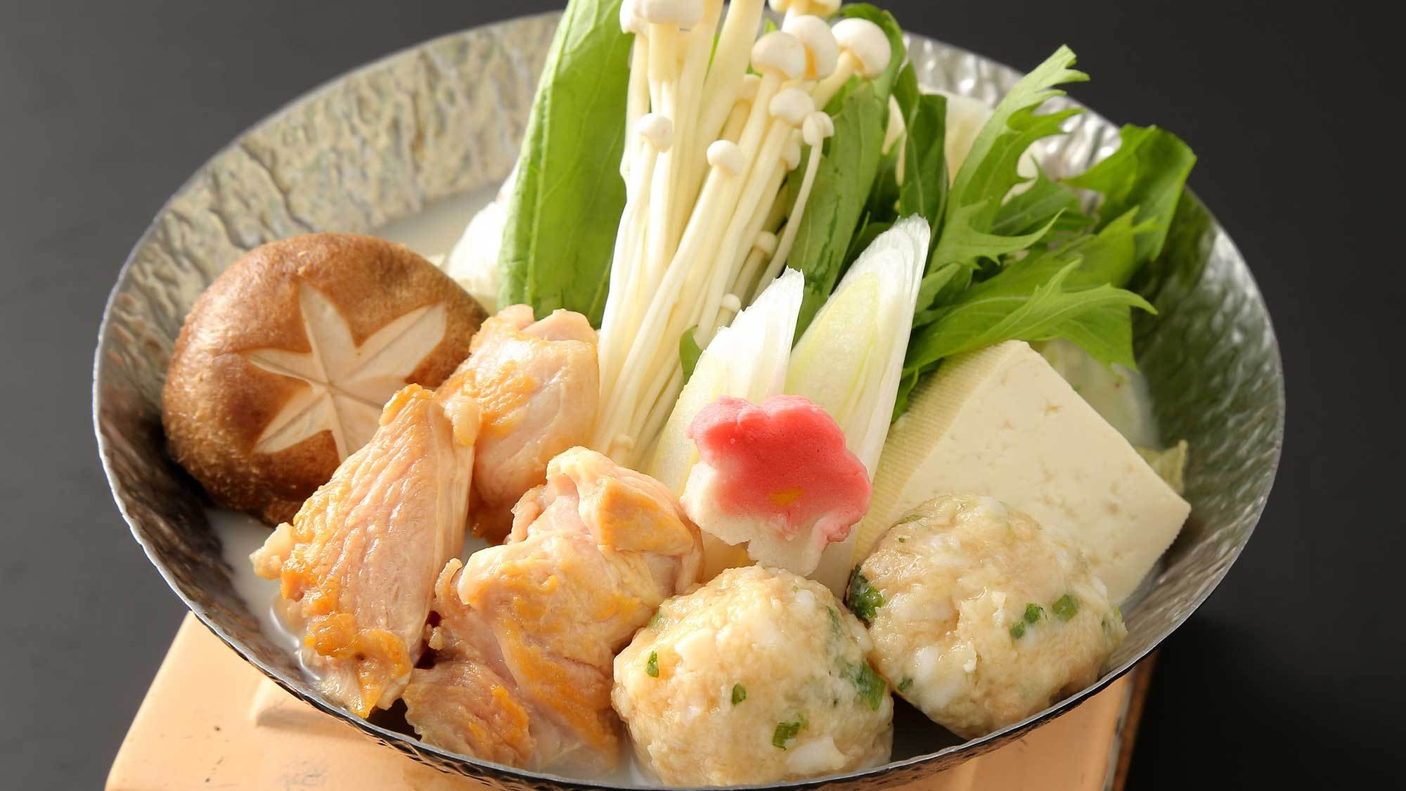 ＜夕食時ソフトドリンク飲み放題付き＞ボリューム控えめ♪カジュアルコース《紺碧》1泊2食