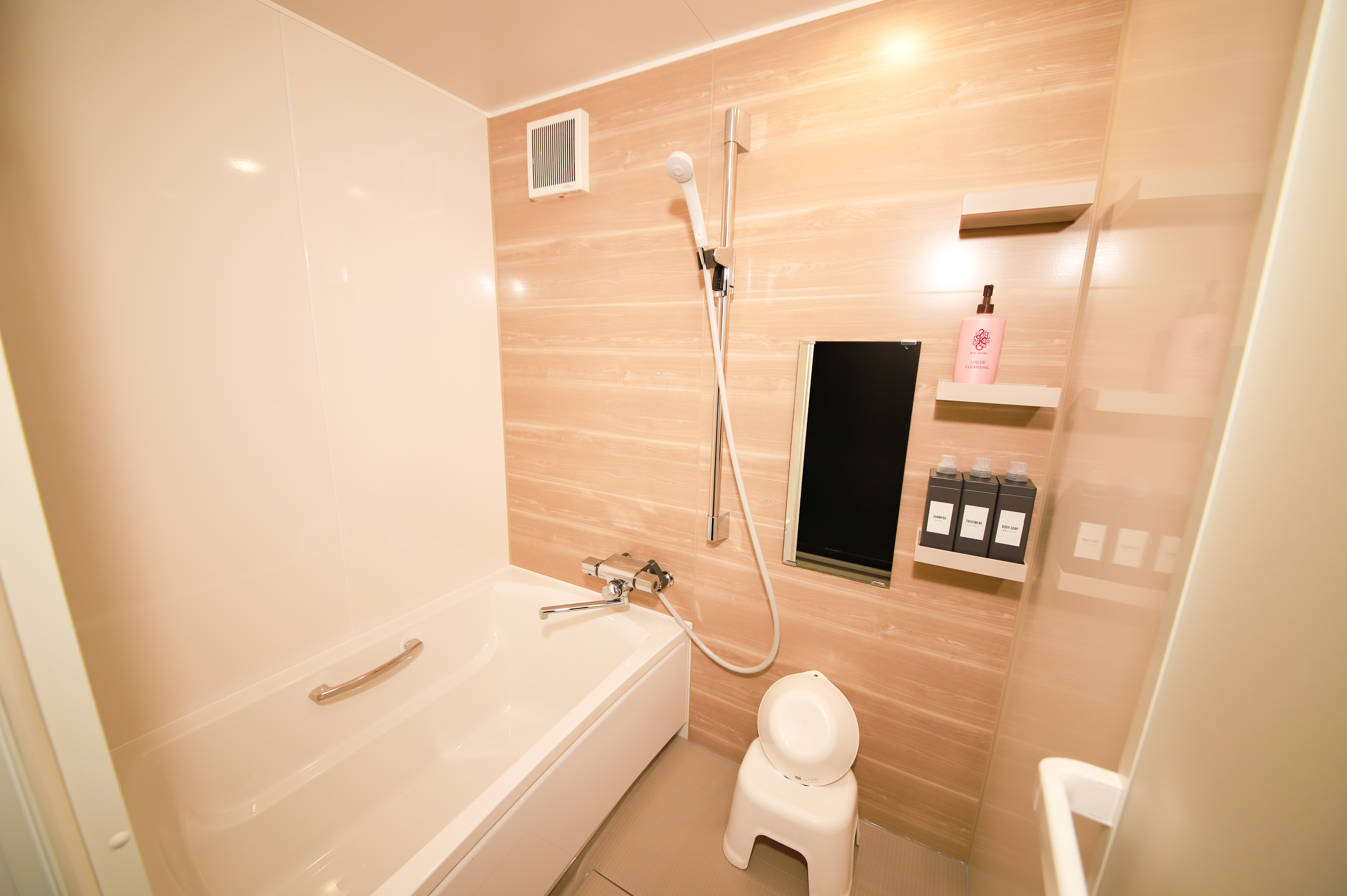 個別専用バスルーム