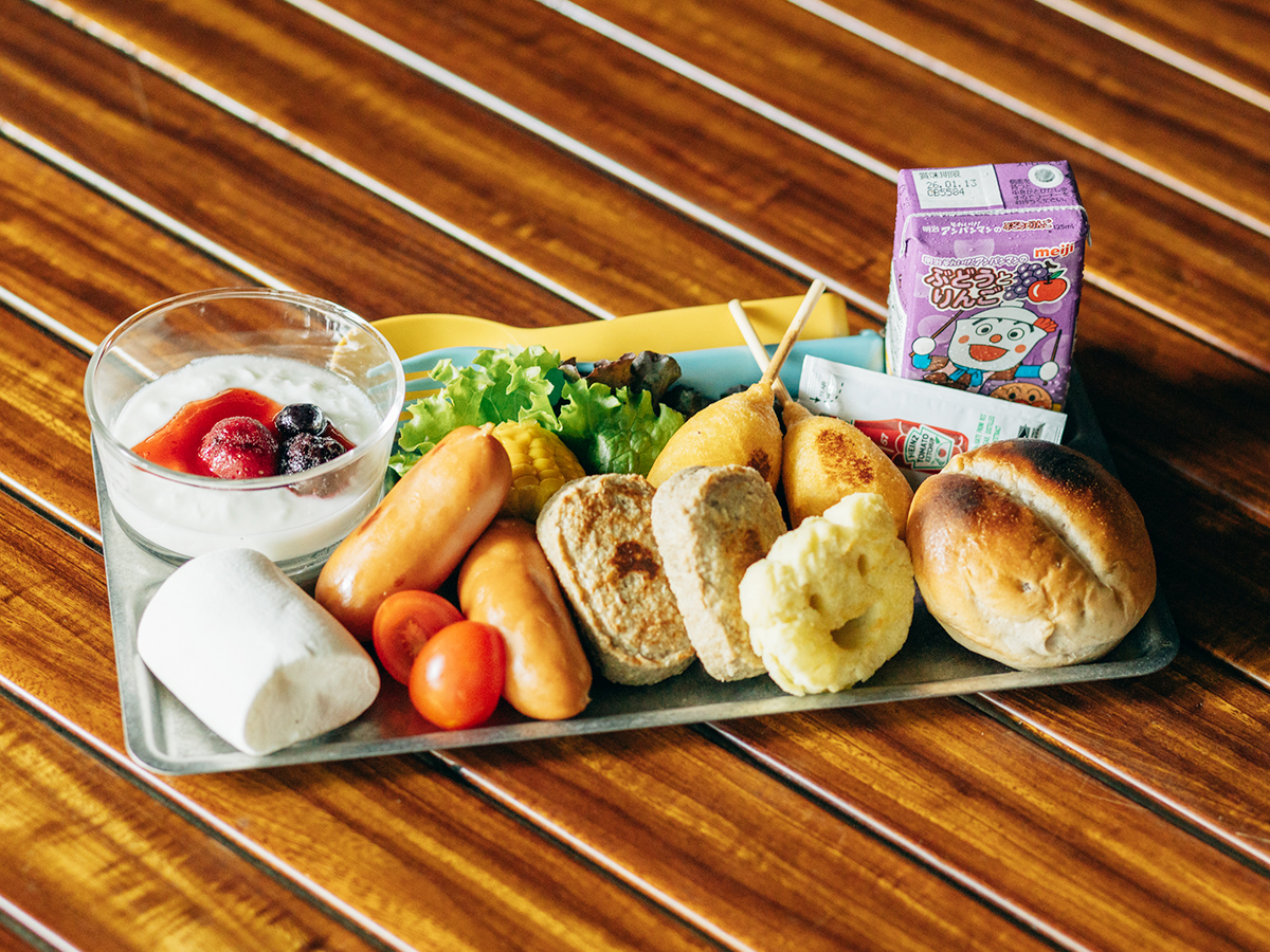 キッズプレート夕食