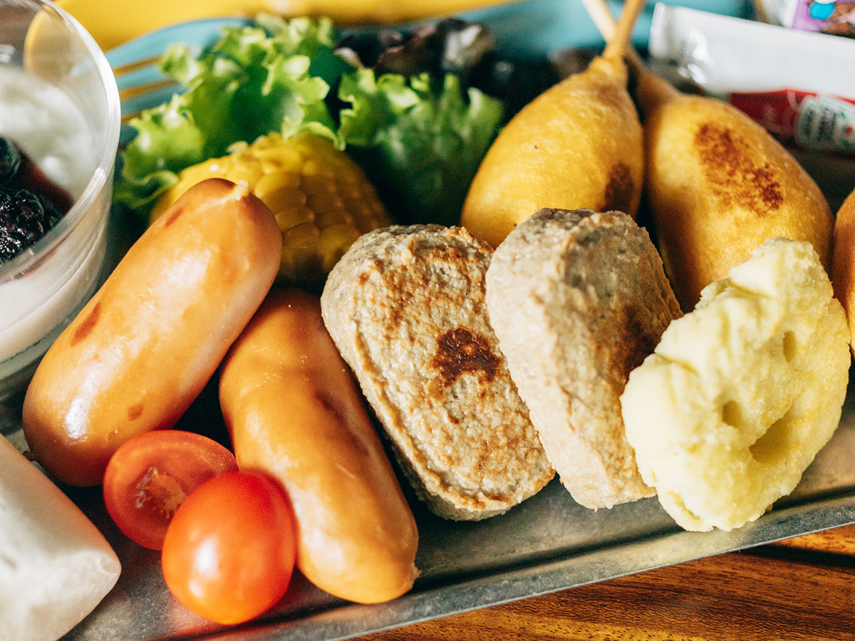 キッズプレート夕食