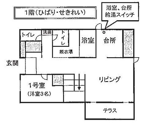 ロッジ「ひばり」「せきれい」