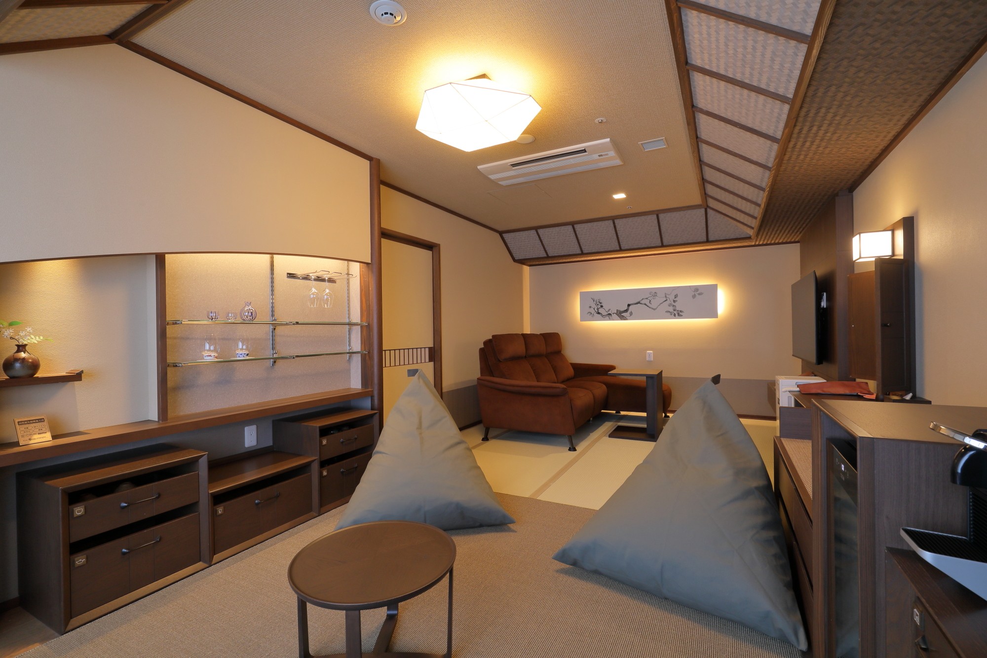 NEW！！【癒庵＜YUAN＞ラグジュアリーツイン】《天然温泉客室風呂付》49平米