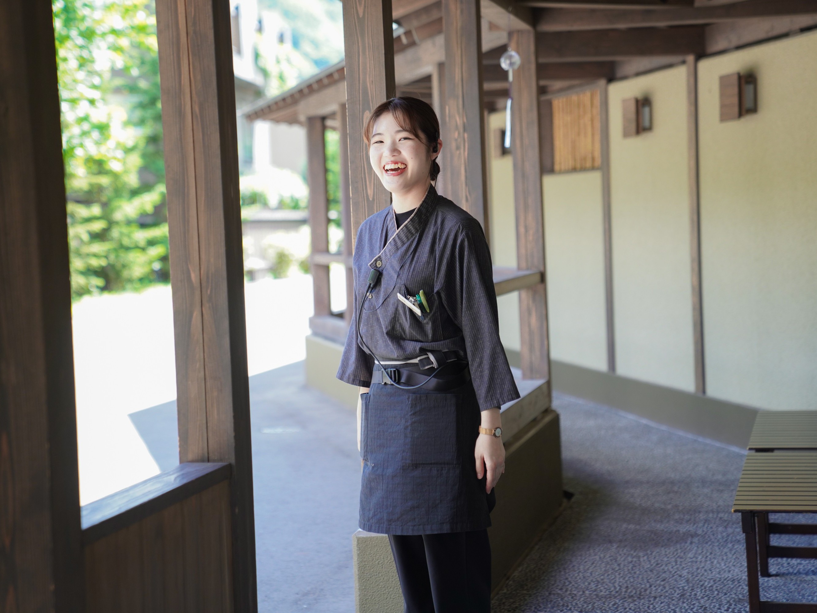 温かな笑顔と心遣いで、宿のスタッフ一同皆様をお迎えいたします。