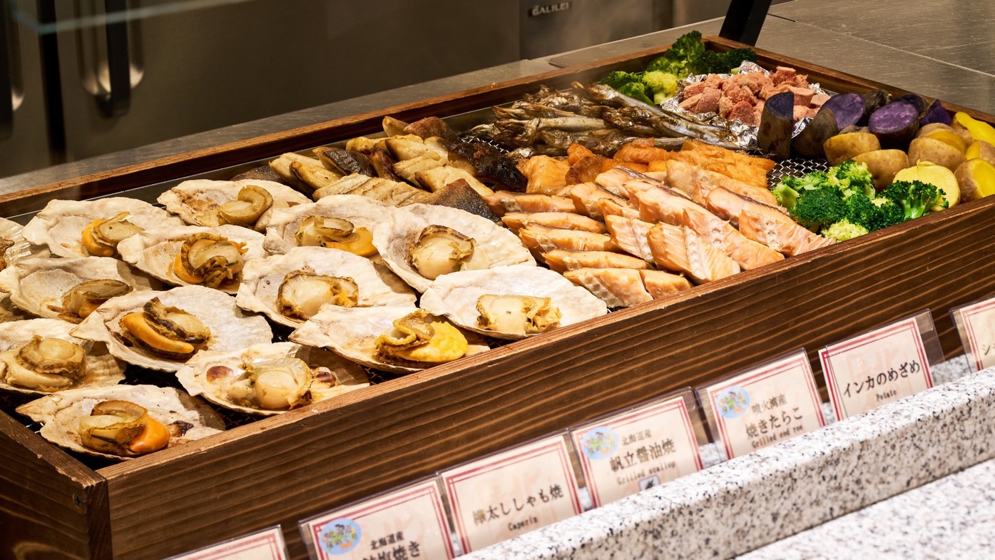 【スタンダードプラン/朝食付】北海道産いくらかけ放題を中心とした自慢の朝食バイキングをご堪能