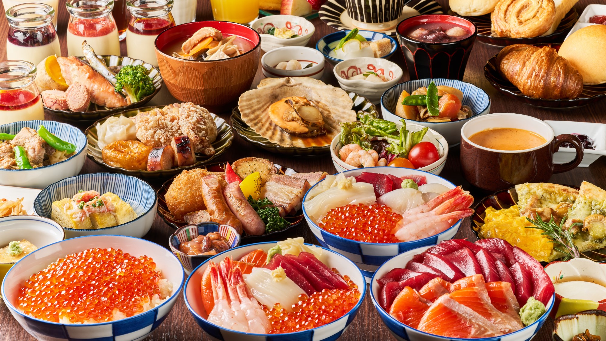 【朝食】食材にこだわった和洋のバイキング。ラビスタ・函館・北海道の味をお愉しみください。