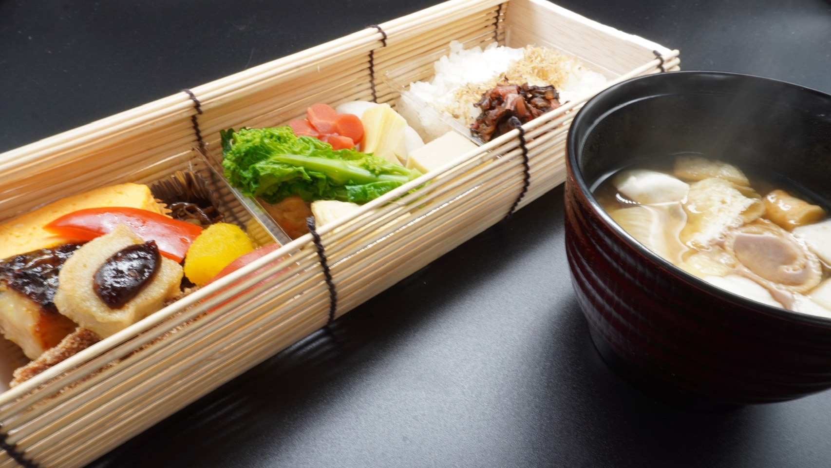【朝食付】竹と和食 由縁オリジナル竹籠和朝食弁当付 ペットと泊まれる京町家一棟貸し（夕食なし/禁煙）