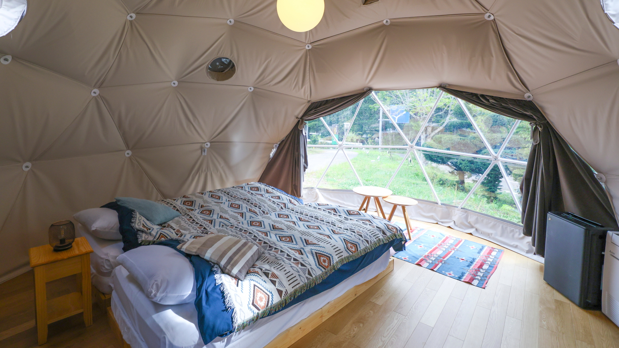 ■【グランピングドーム】2名様／19平米・専用デッキ・トイレ付