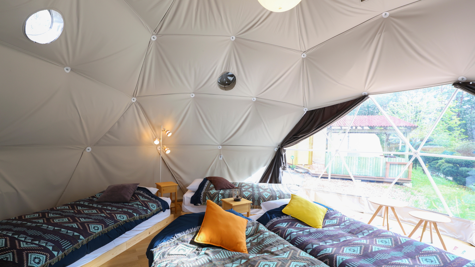 ■【グランピングドーム】4名様／28平米・専用デッキ・トイレ付