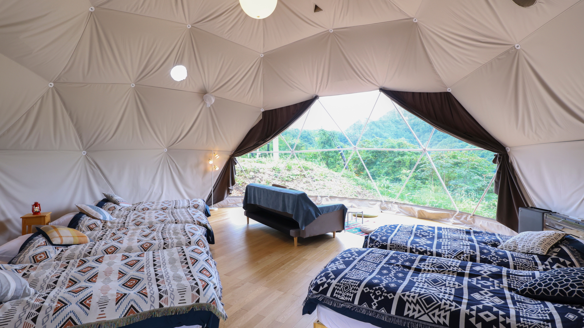 ■【グランピングドーム】6名様／50平米・専用デッキ・トイレ付