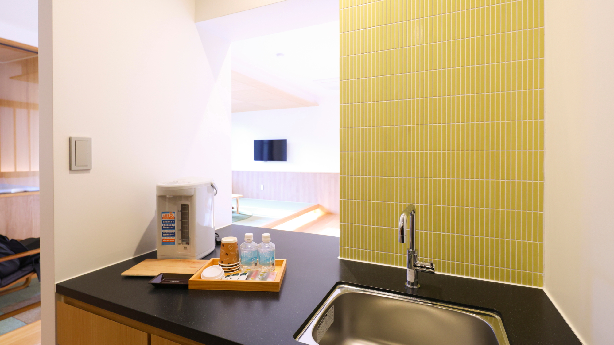 ■【半露天風呂付・和洋室】御嶽山眺望／55平米／～6名