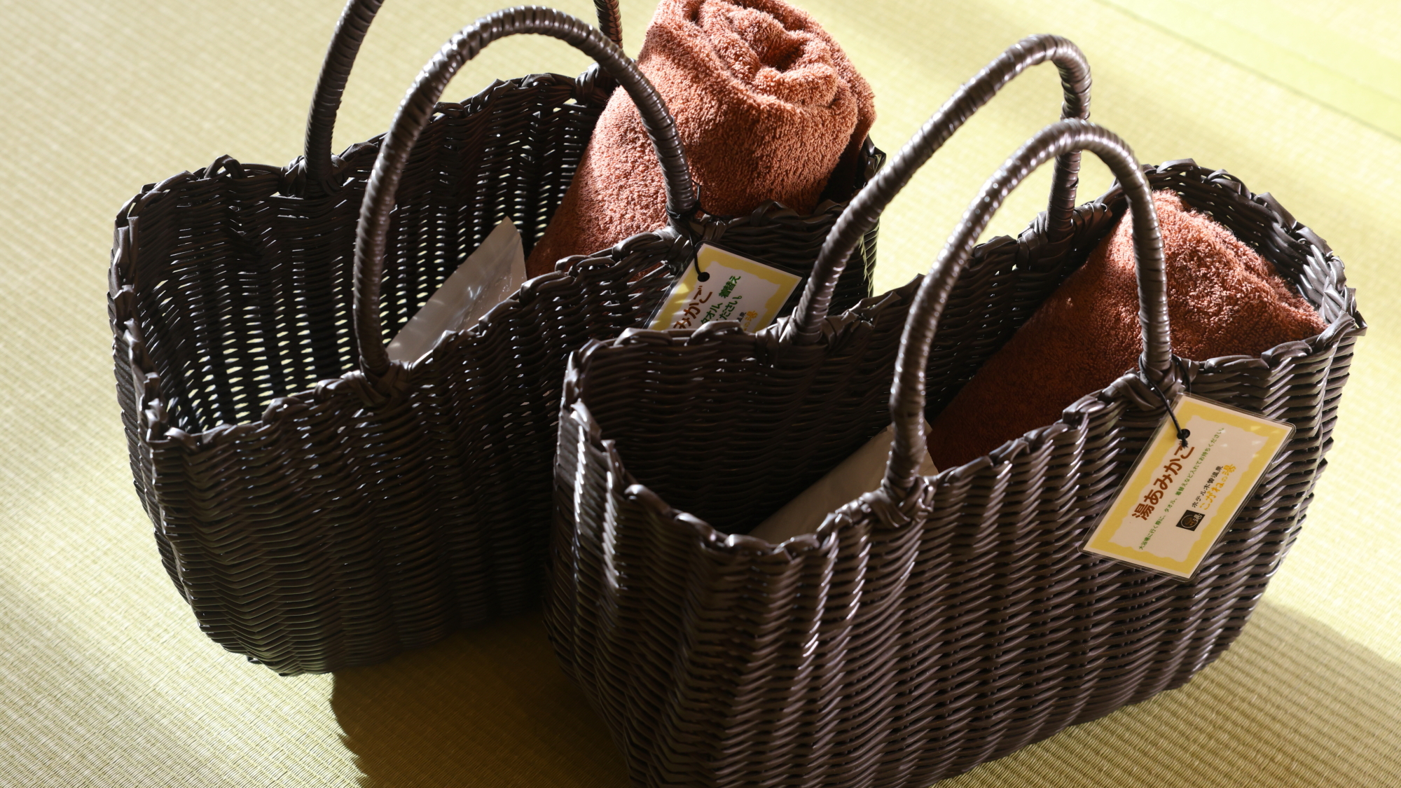 ■ホテル　お部屋備品　湯かご