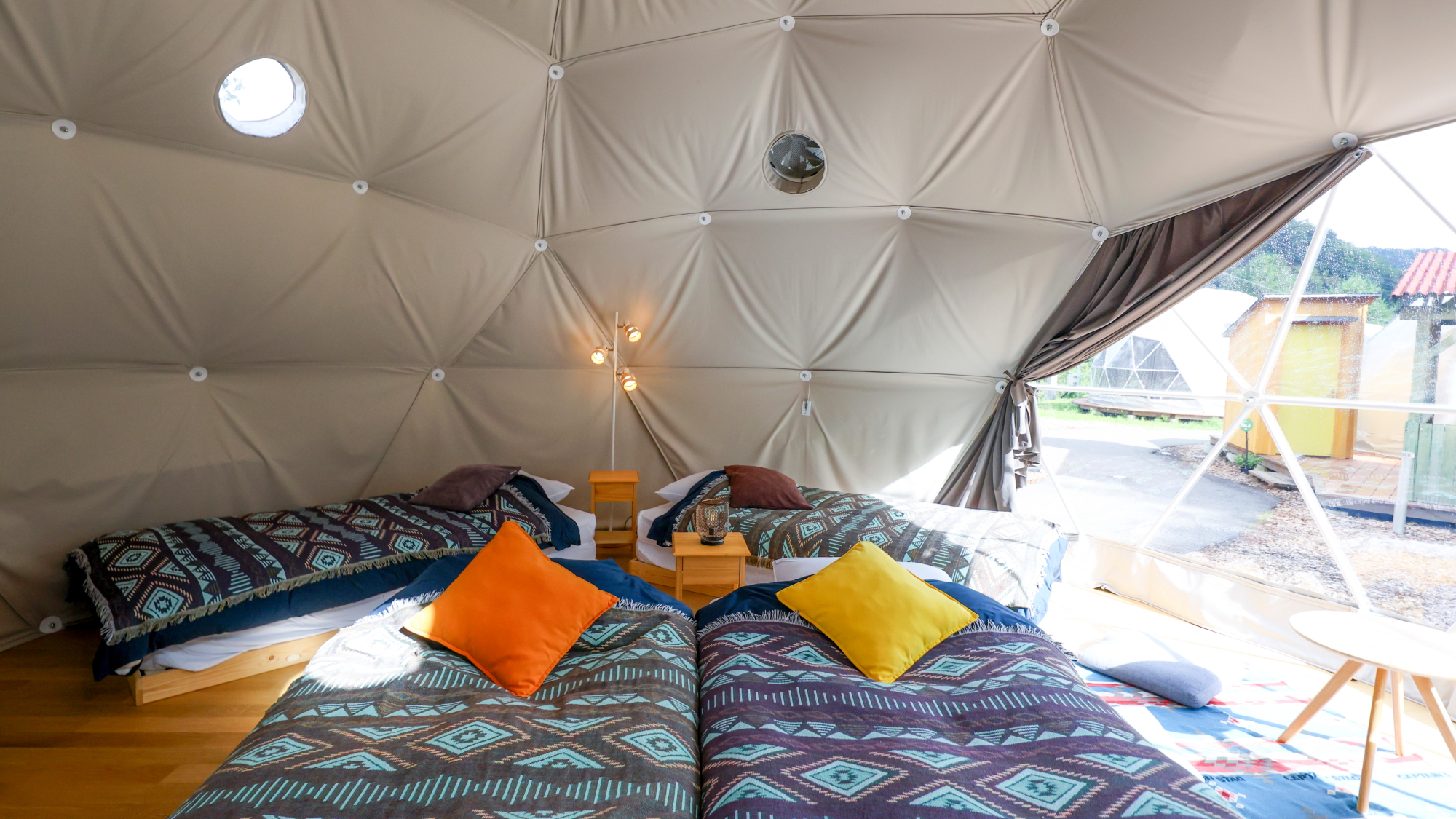 ■【グランピングドーム】4名様／28平米・専用デッキ・トイレ付