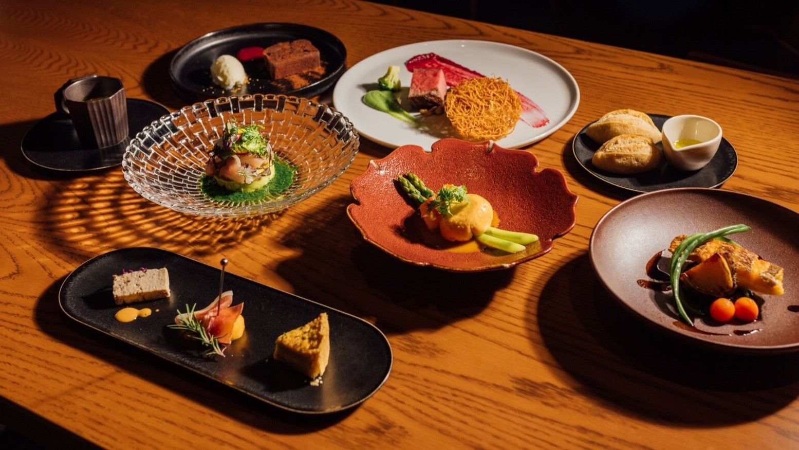 【2食付】レストランホーバルのシグネチャーコース全7品  18時開始