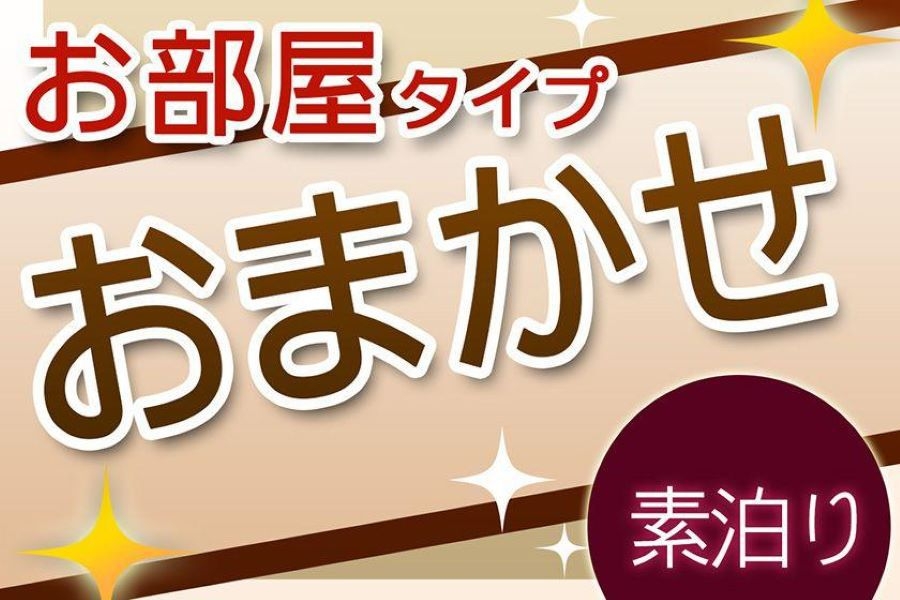 【素泊り】お部屋おまかせプラン（禁煙・喫煙のみ確約）