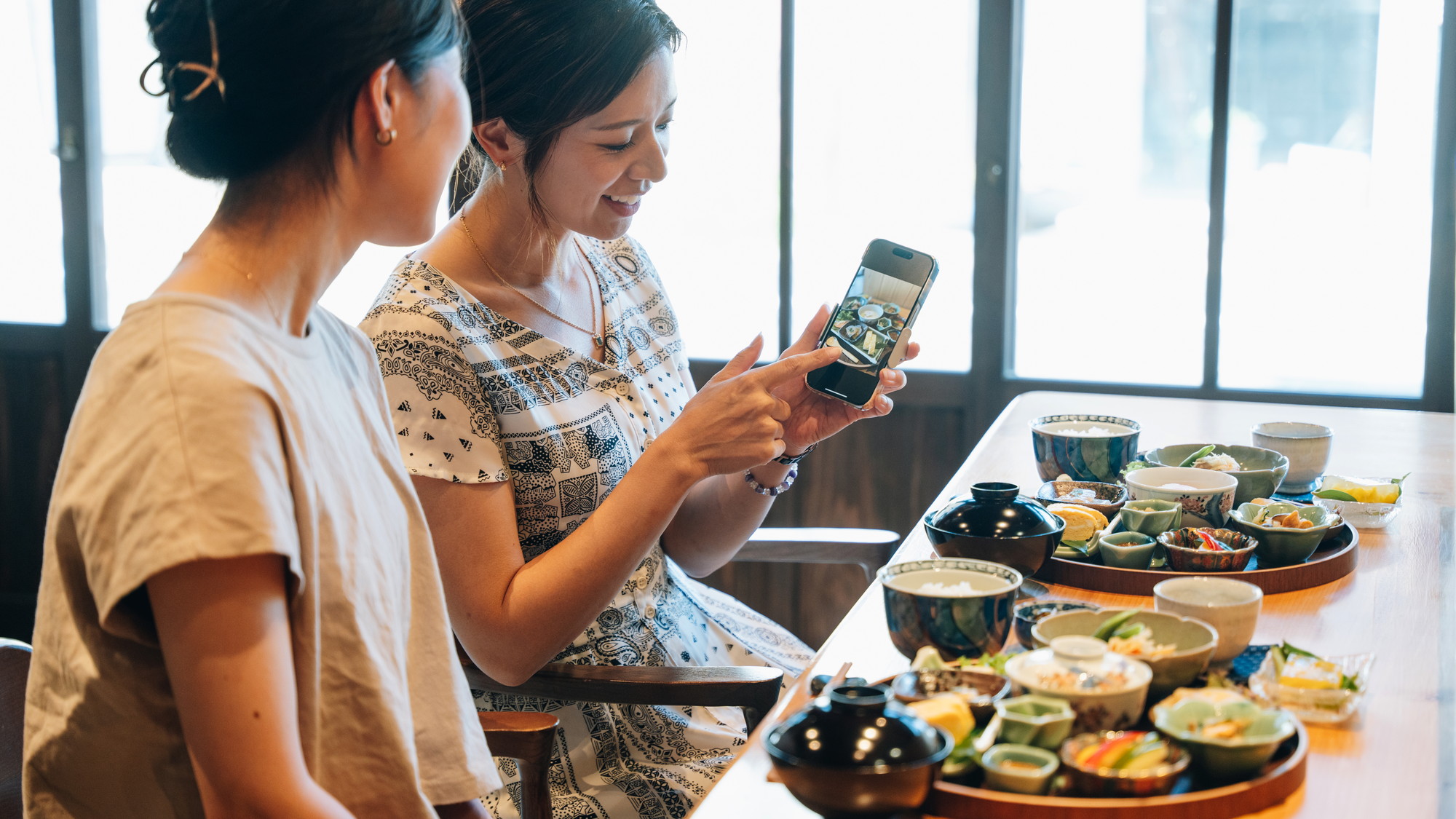 【朝食】八女地域の食材を豊富に使用した健康的な和朝食