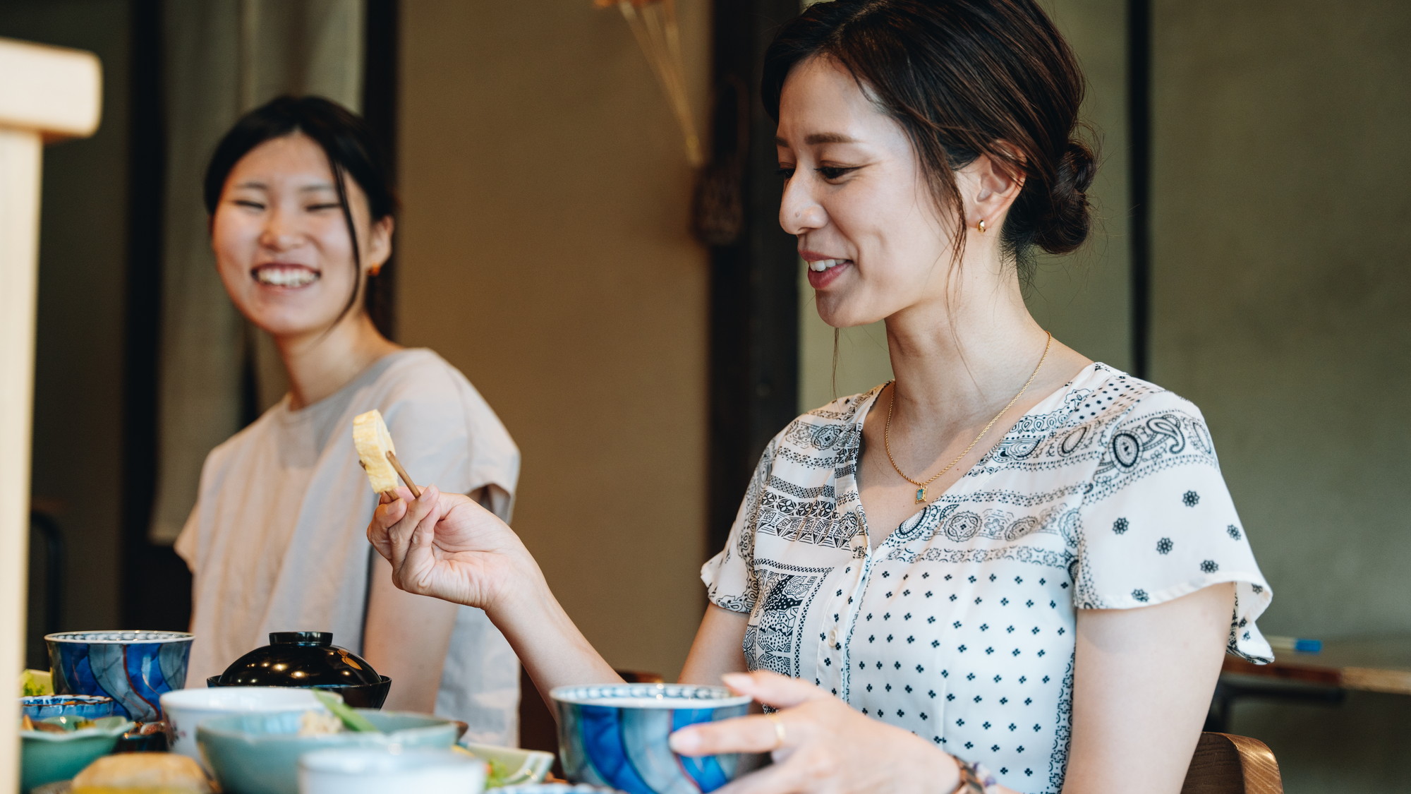 【朝食】はじめて食べる八女地域ならではの伝統食をお楽しみください