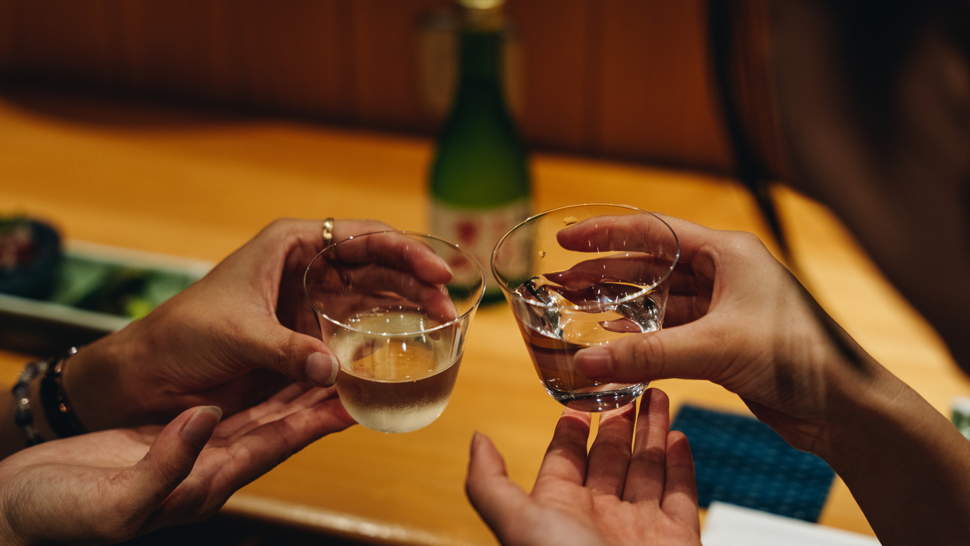 【夕食】冷えた日本酒が進みます♪