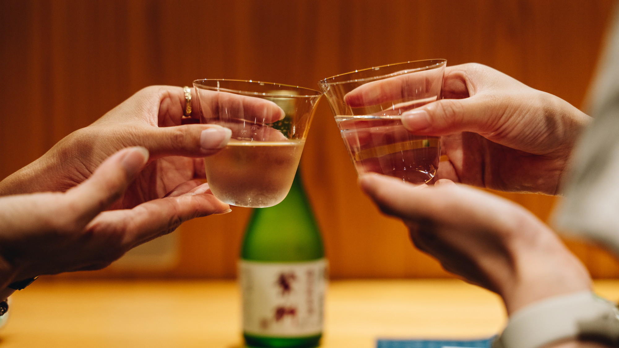 【夕食】冷えた日本酒が進みます♪