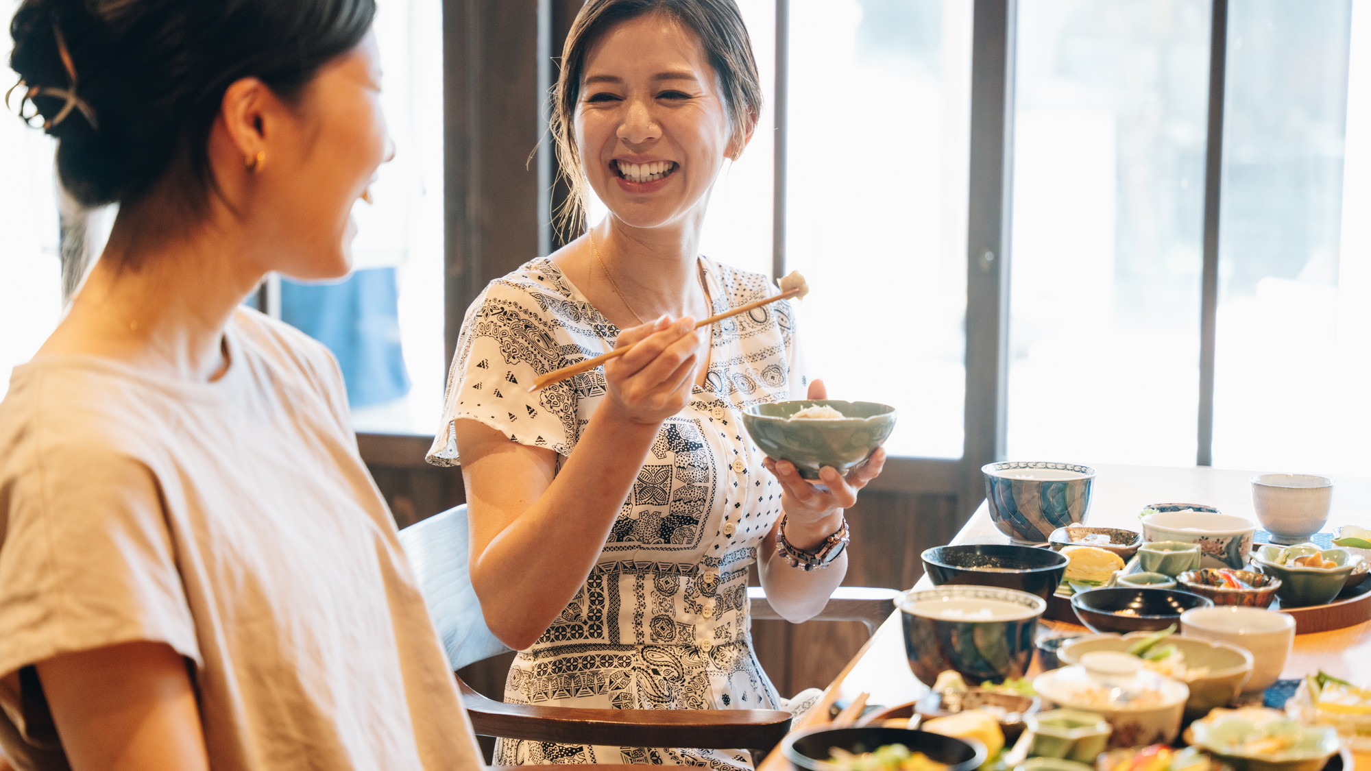 【朝食】八女の暮らしの知恵が詰まった朝食時間をお楽しみください