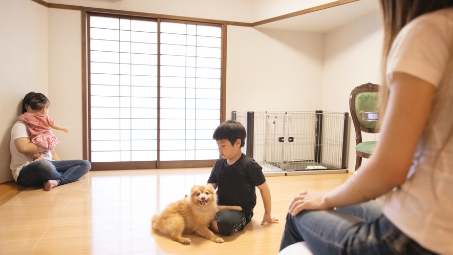 *【洋室ツイン＜ペット同宿OK＞】海を感じながら、大切な家族と一緒に癒しのひとときをご満喫ください。