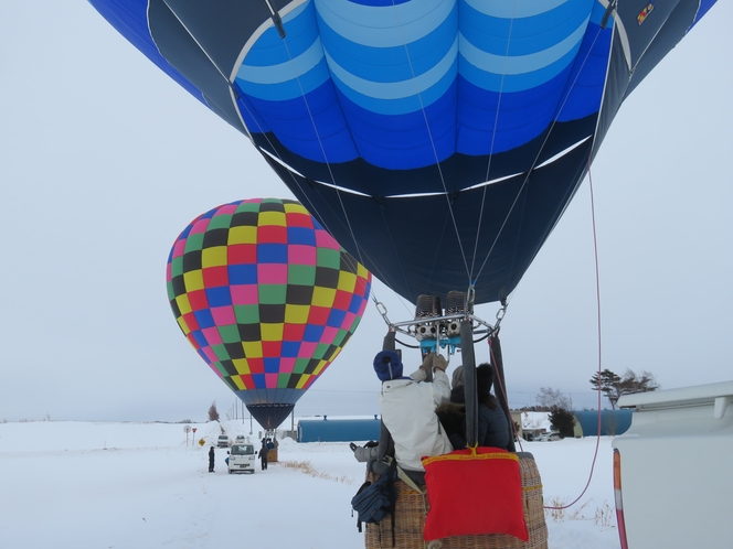 オホーツク・流氷熱気球フリーフライト
