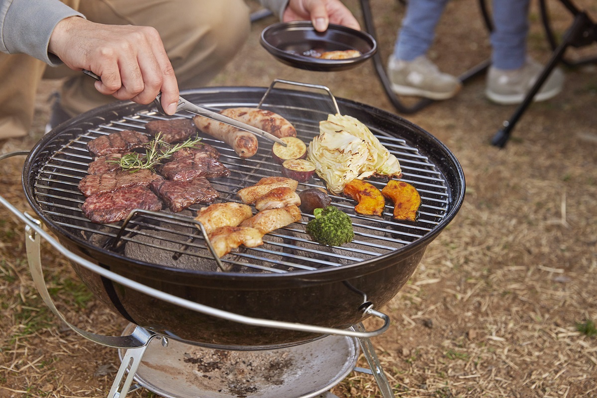 夕食BBQ